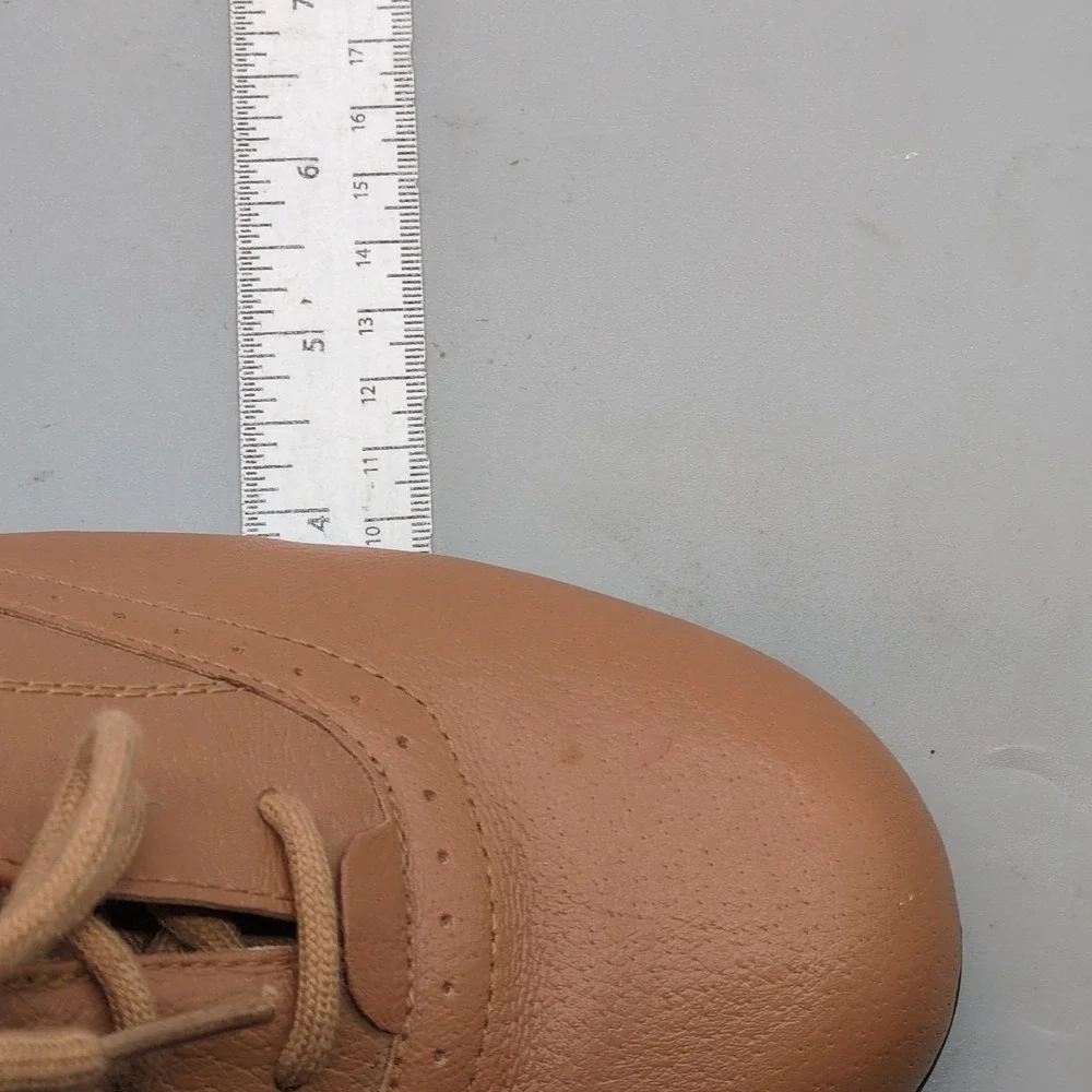 Dr. Scholl's Shoes Womens Beige 9‎ Leather Walking Oxfords Air Pillo E6Y-2X